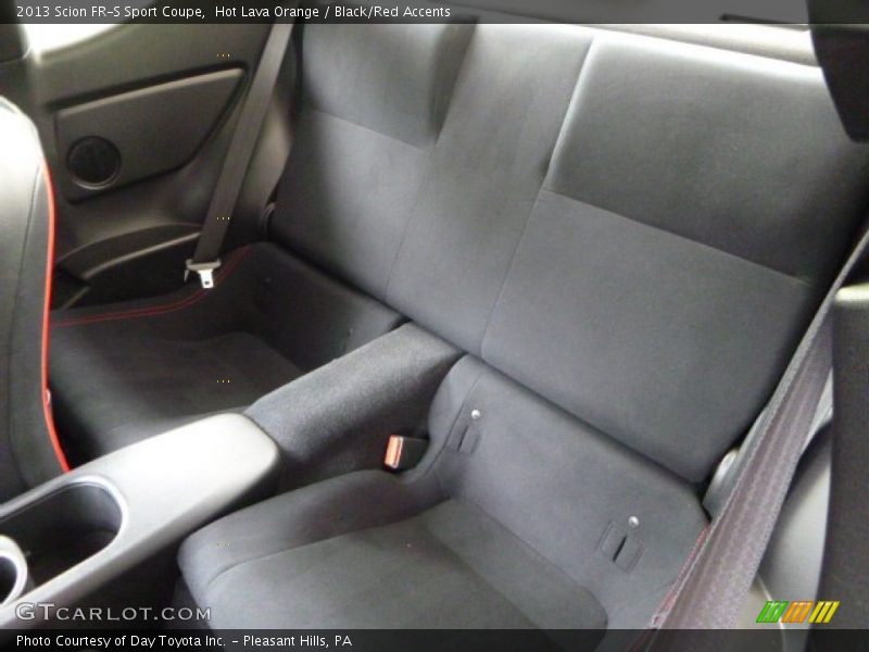 Rear Seat of 2013 FR-S Sport Coupe