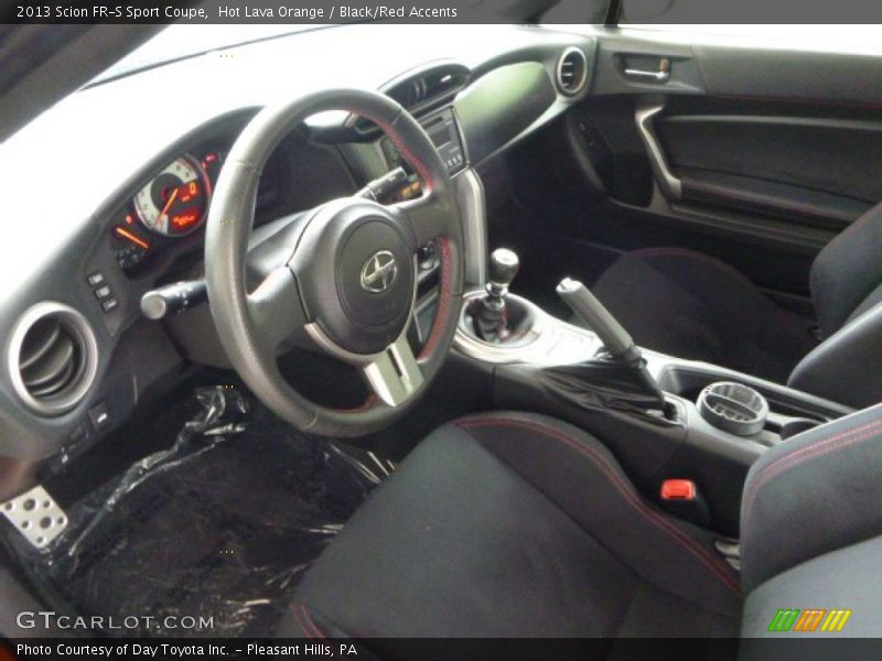 Hot Lava Orange / Black/Red Accents 2013 Scion FR-S Sport Coupe