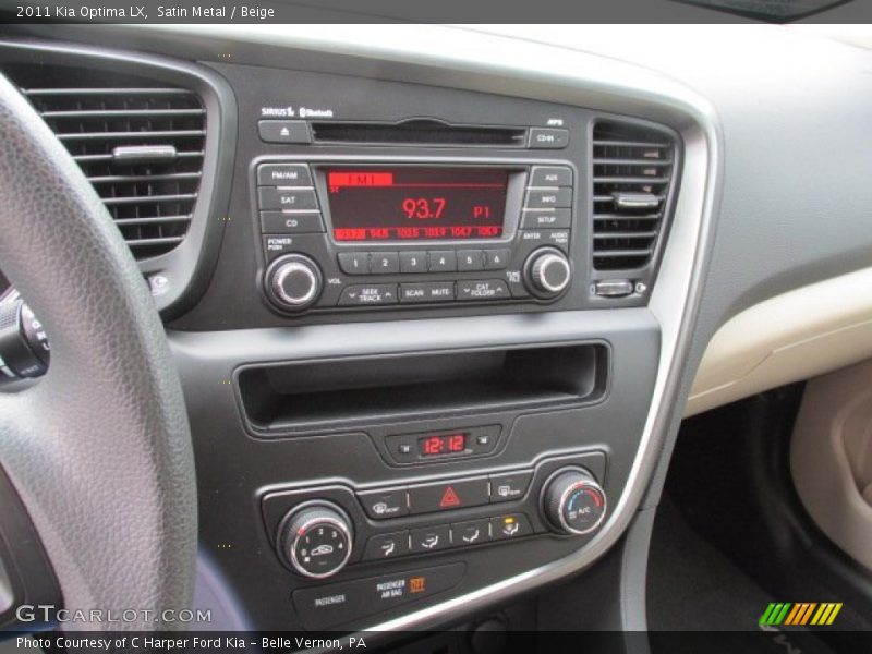 Satin Metal / Beige 2011 Kia Optima LX