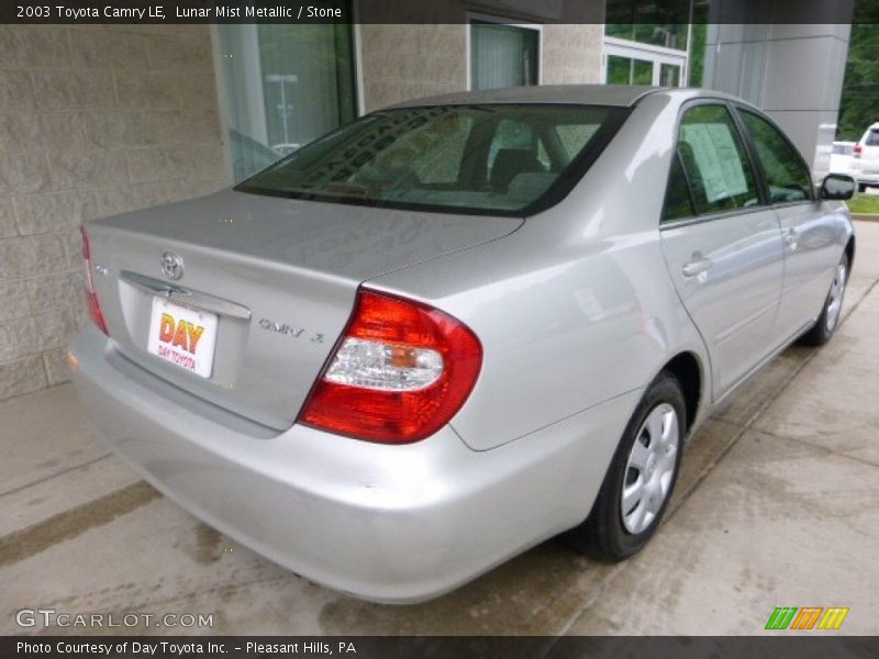 Lunar Mist Metallic / Stone 2003 Toyota Camry LE