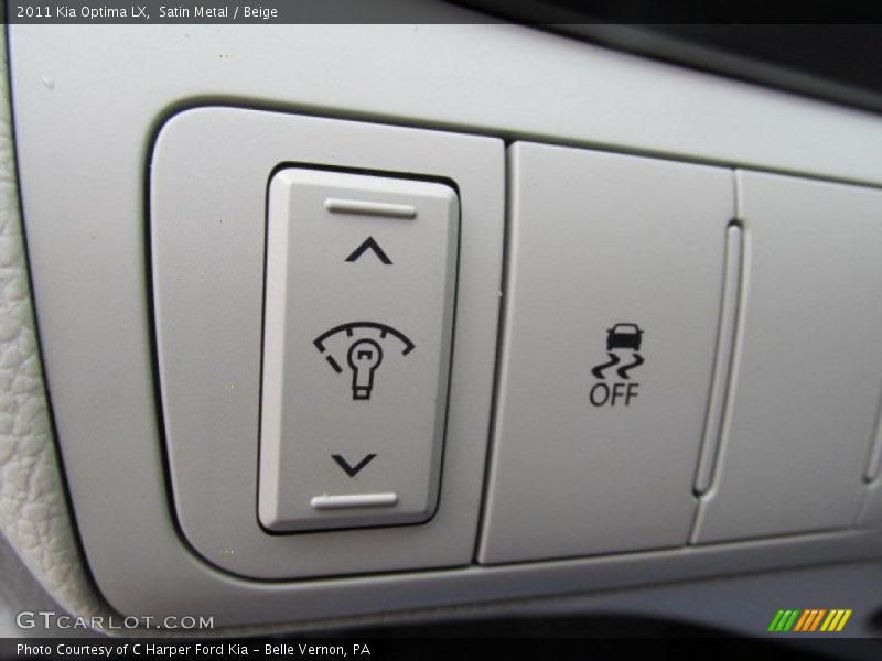 Satin Metal / Beige 2011 Kia Optima LX