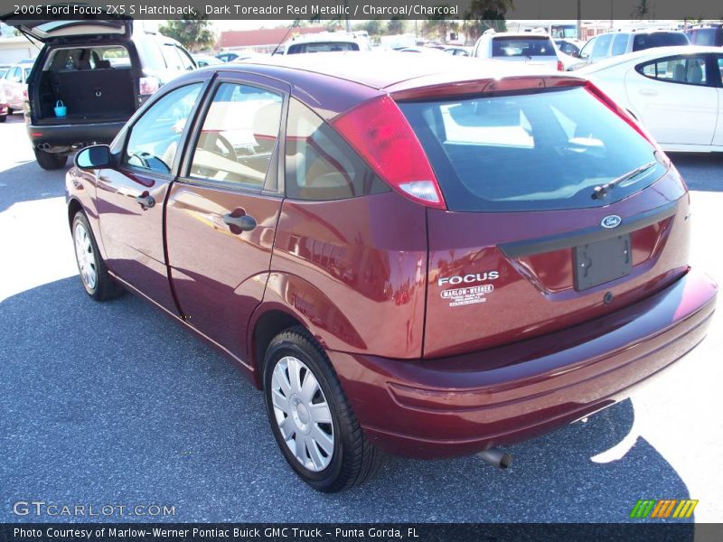 Dark Toreador Red Metallic / Charcoal/Charcoal 2006 Ford Focus ZX5 S Hatchback