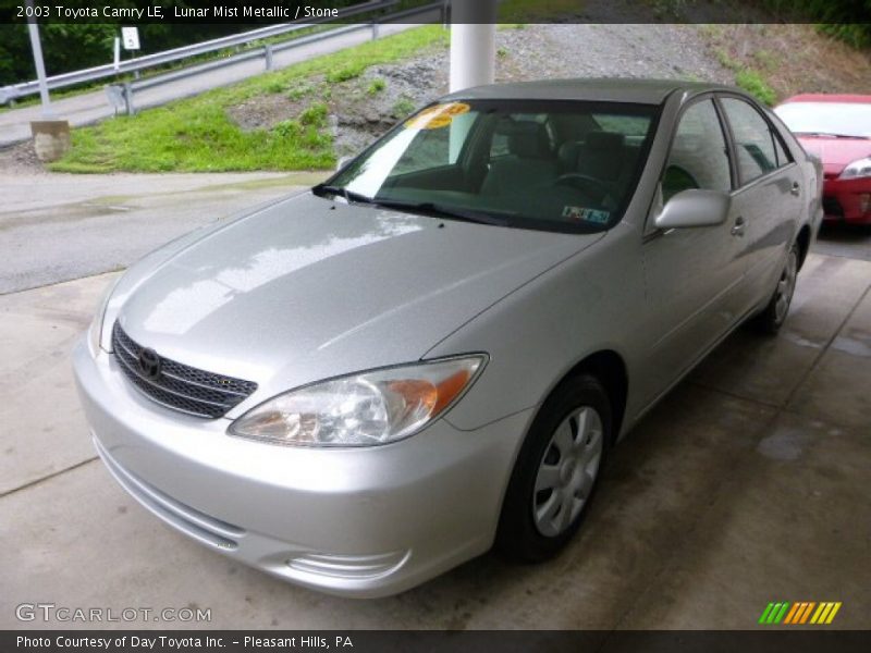 Lunar Mist Metallic / Stone 2003 Toyota Camry LE