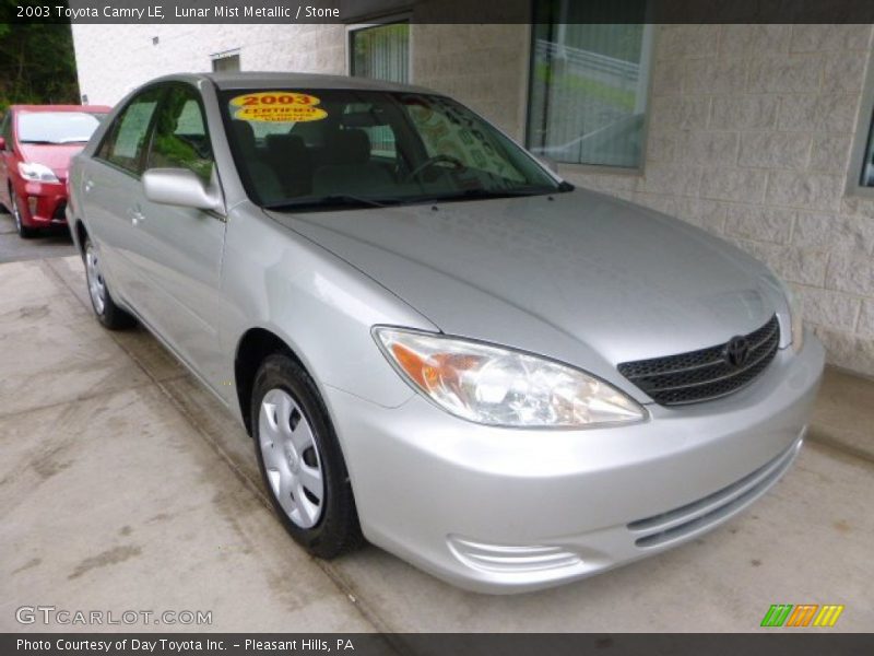 Lunar Mist Metallic / Stone 2003 Toyota Camry LE