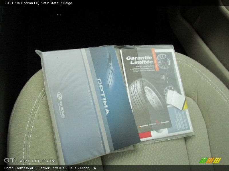 Satin Metal / Beige 2011 Kia Optima LX