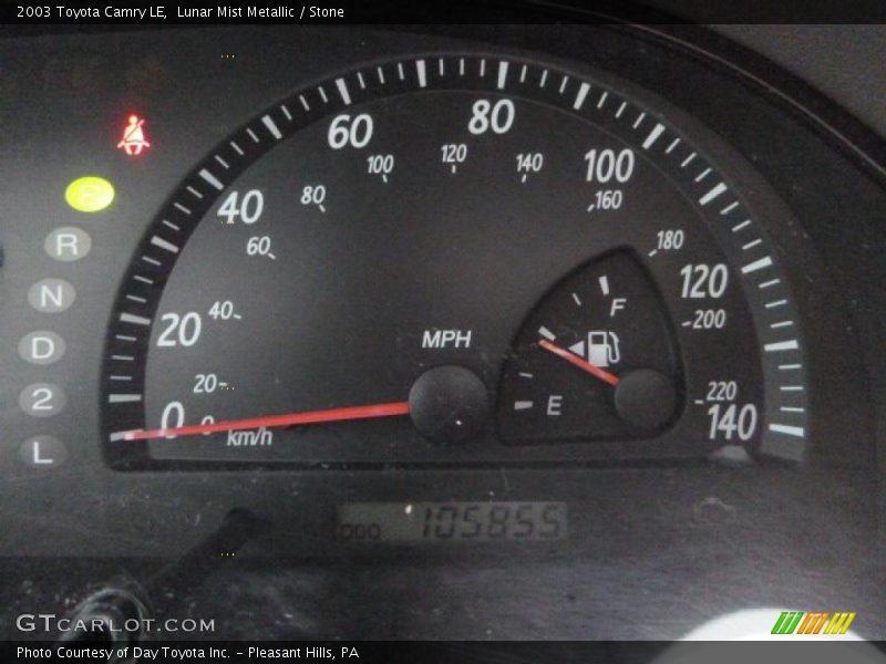 Lunar Mist Metallic / Stone 2003 Toyota Camry LE