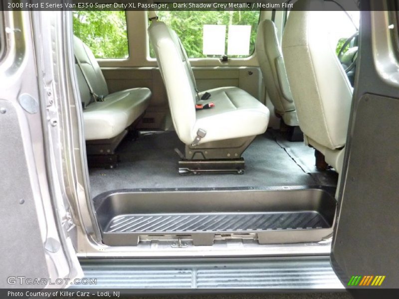 Dark Shadow Grey Metallic / Medium Flint 2008 Ford E Series Van E350 Super Duty XL Passenger