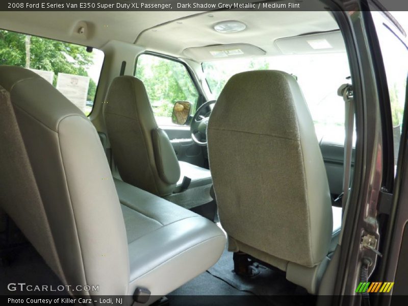 Dark Shadow Grey Metallic / Medium Flint 2008 Ford E Series Van E350 Super Duty XL Passenger