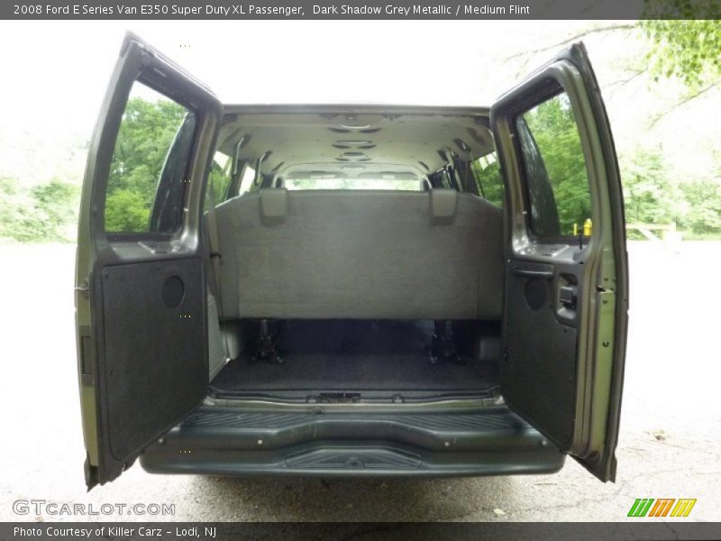 Dark Shadow Grey Metallic / Medium Flint 2008 Ford E Series Van E350 Super Duty XL Passenger