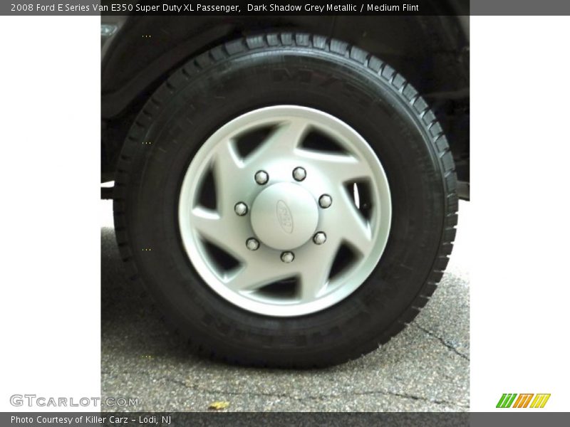 Dark Shadow Grey Metallic / Medium Flint 2008 Ford E Series Van E350 Super Duty XL Passenger