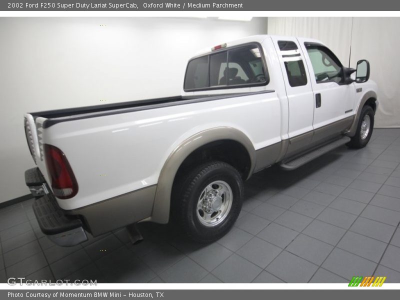 Oxford White / Medium Parchment 2002 Ford F250 Super Duty Lariat SuperCab