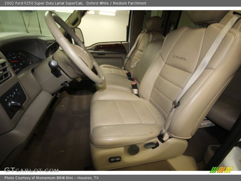 Front Seat of 2002 F250 Super Duty Lariat SuperCab