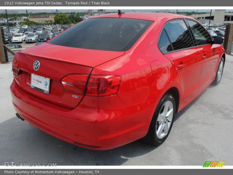 Tornado Red / Titan Black 2012 Volkswagen Jetta TDI Sedan