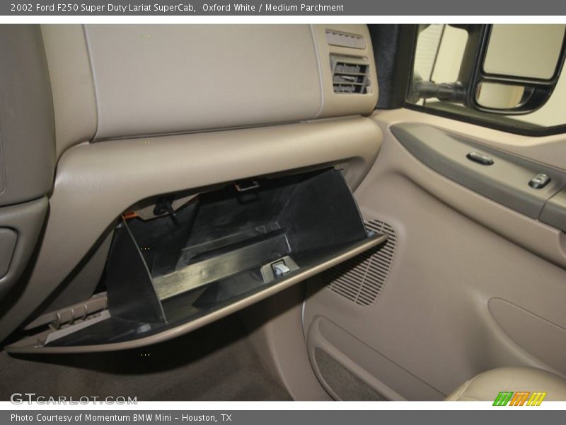 Oxford White / Medium Parchment 2002 Ford F250 Super Duty Lariat SuperCab