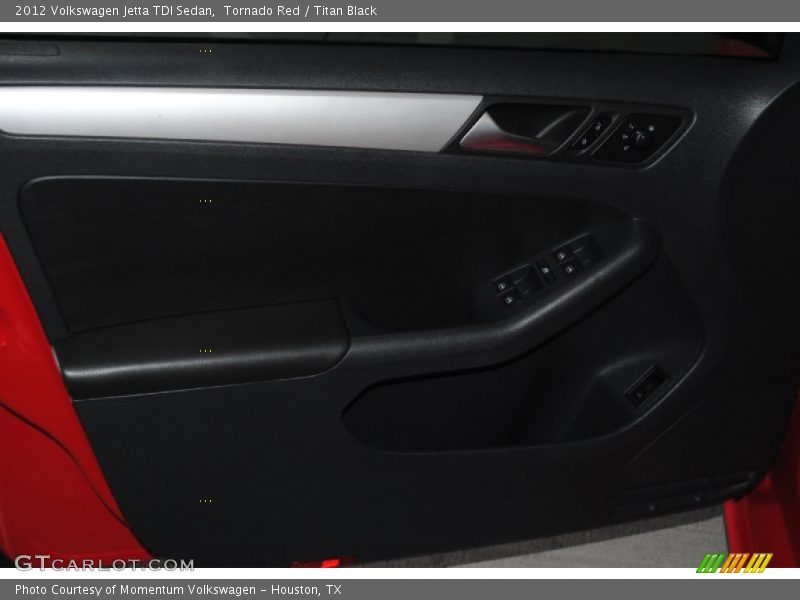 Tornado Red / Titan Black 2012 Volkswagen Jetta TDI Sedan