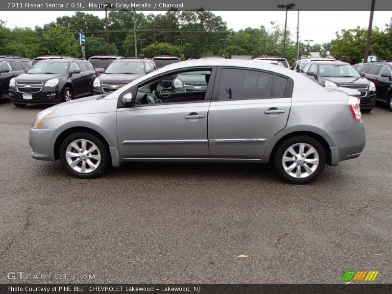 Magnetic Gray Metallic / Charcoal 2011 Nissan Sentra 2.0 SL