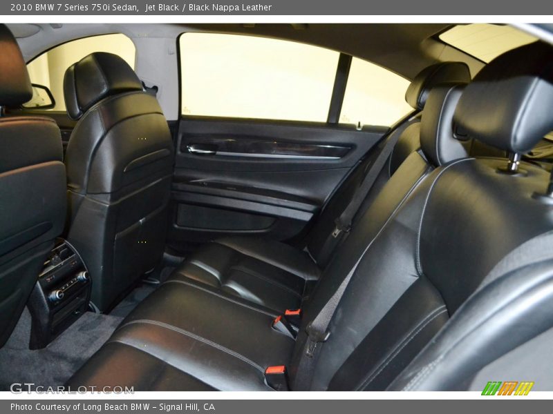 Jet Black / Black Nappa Leather 2010 BMW 7 Series 750i Sedan