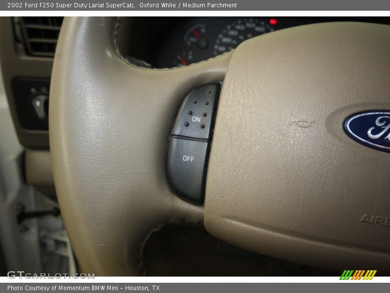 Oxford White / Medium Parchment 2002 Ford F250 Super Duty Lariat SuperCab