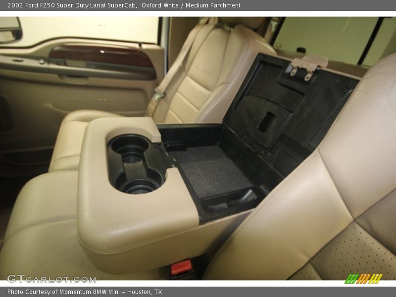 Oxford White / Medium Parchment 2002 Ford F250 Super Duty Lariat SuperCab
