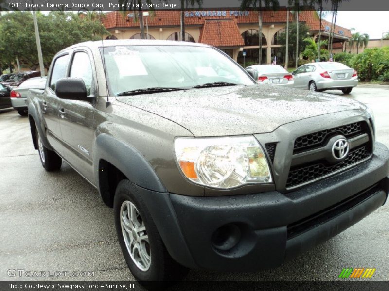 Pyrite Mica / Sand Beige 2011 Toyota Tacoma Double Cab