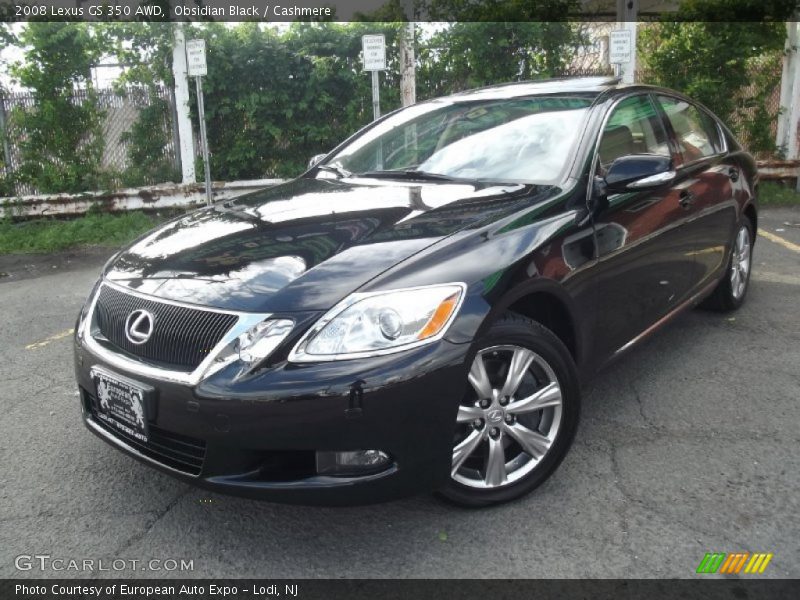 Obsidian Black / Cashmere 2008 Lexus GS 350 AWD