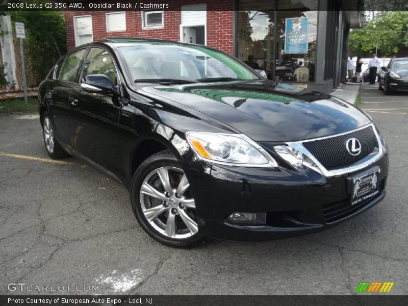 Obsidian Black / Cashmere 2008 Lexus GS 350 AWD