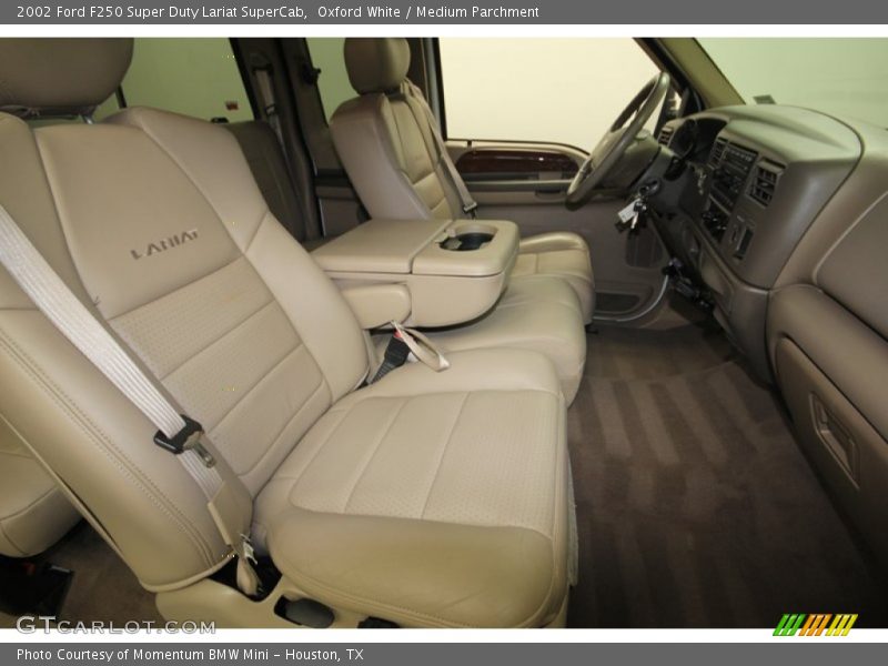 Front Seat of 2002 F250 Super Duty Lariat SuperCab