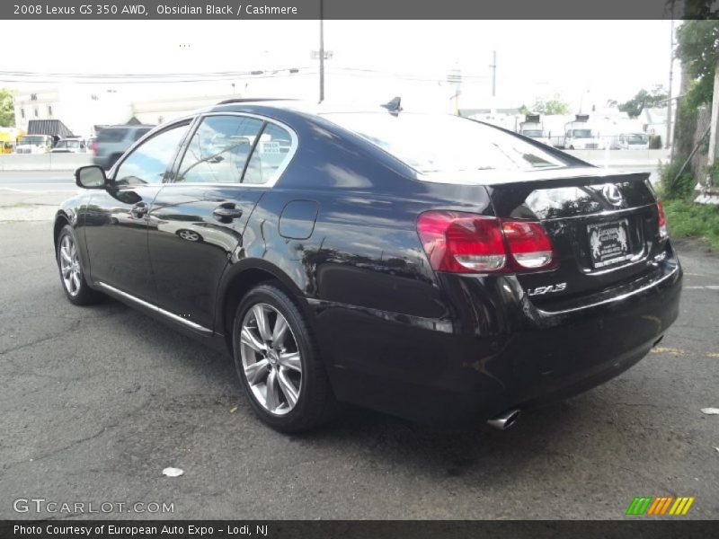 Obsidian Black / Cashmere 2008 Lexus GS 350 AWD