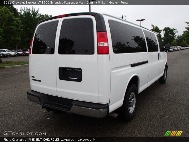 Summit White / Medium Pewter 2011 Chevrolet Express LT 3500 Extended Passenger Van