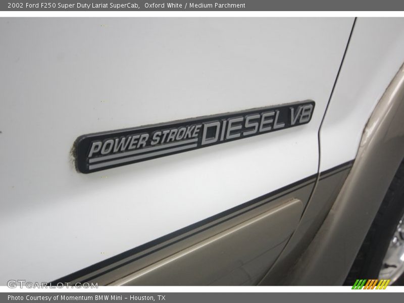 Oxford White / Medium Parchment 2002 Ford F250 Super Duty Lariat SuperCab