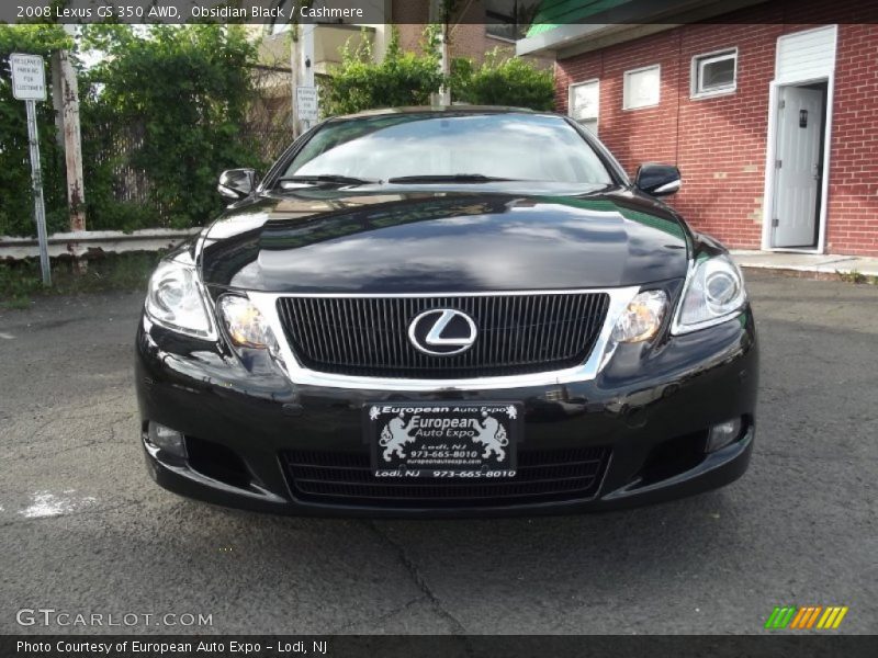 Obsidian Black / Cashmere 2008 Lexus GS 350 AWD