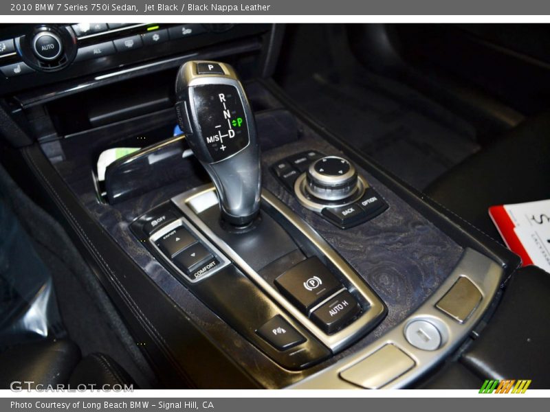Jet Black / Black Nappa Leather 2010 BMW 7 Series 750i Sedan