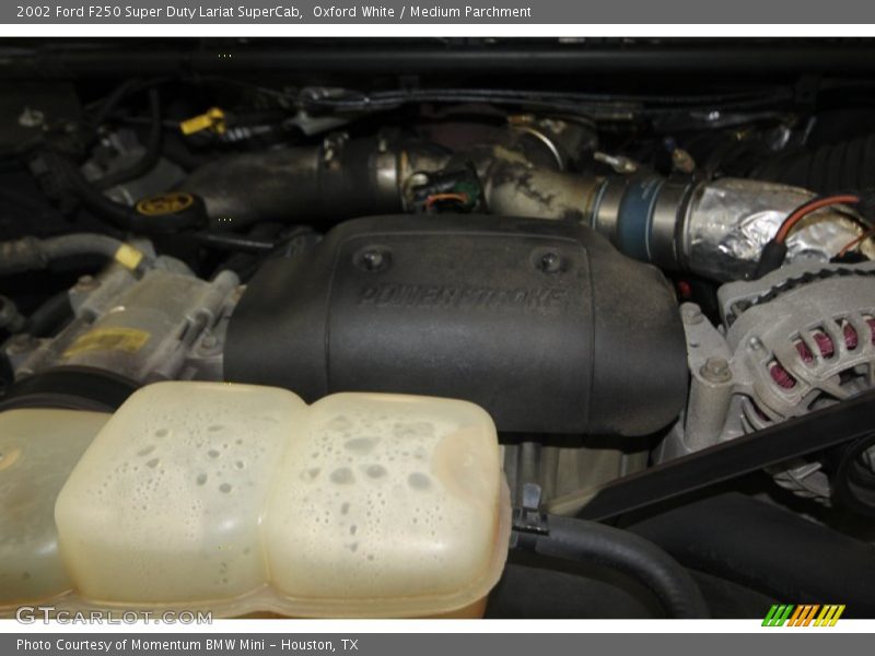 Oxford White / Medium Parchment 2002 Ford F250 Super Duty Lariat SuperCab