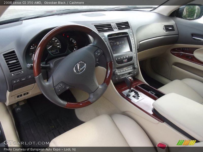Obsidian Black / Cashmere 2008 Lexus GS 350 AWD