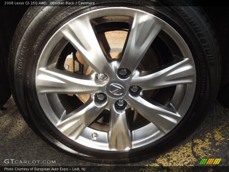 Obsidian Black / Cashmere 2008 Lexus GS 350 AWD