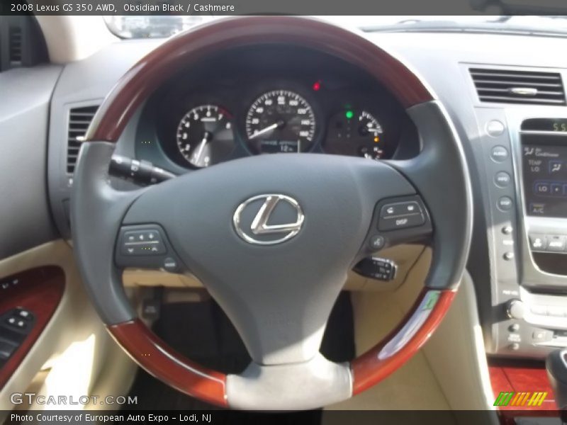 Obsidian Black / Cashmere 2008 Lexus GS 350 AWD
