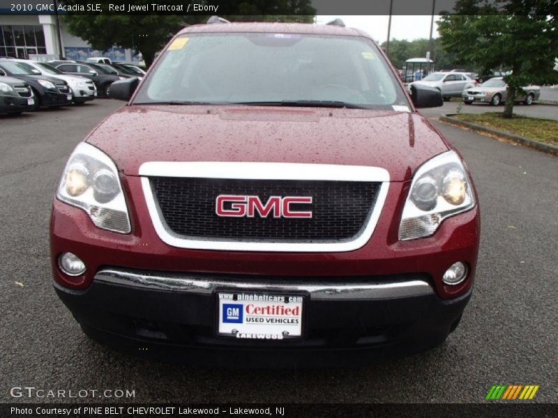 Red Jewel Tintcoat / Ebony 2010 GMC Acadia SLE