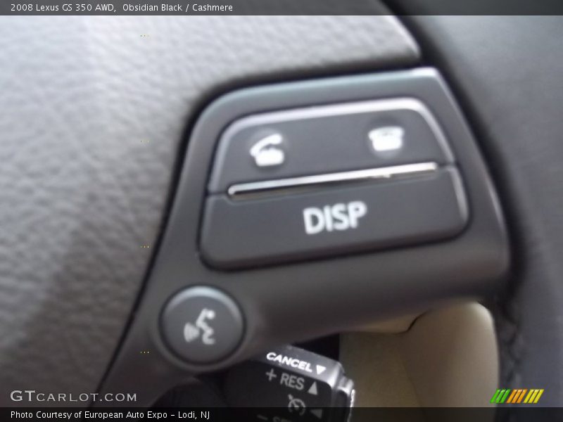 Obsidian Black / Cashmere 2008 Lexus GS 350 AWD