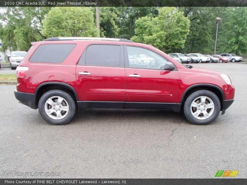 Red Jewel Tintcoat / Ebony 2010 GMC Acadia SLE
