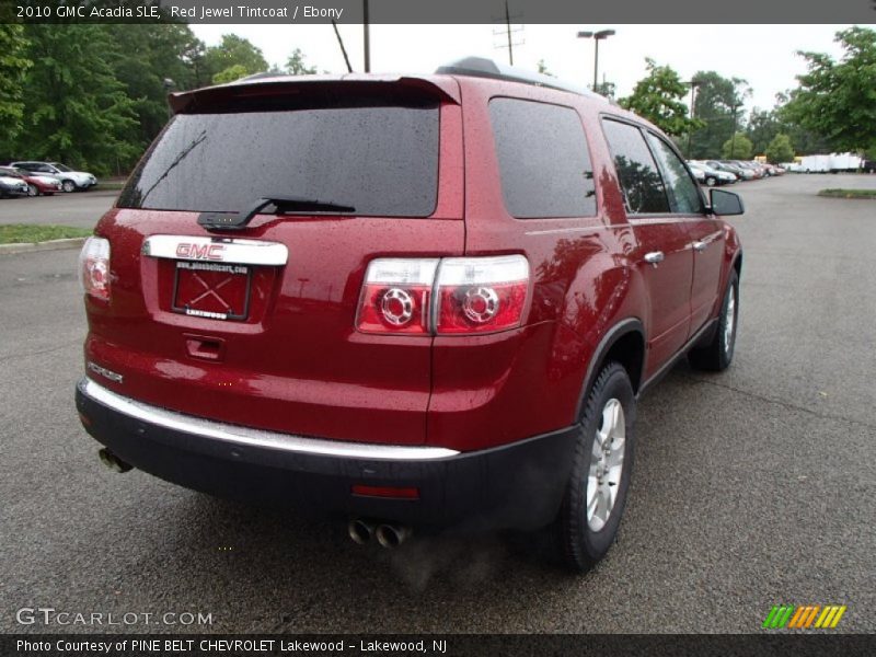 Red Jewel Tintcoat / Ebony 2010 GMC Acadia SLE