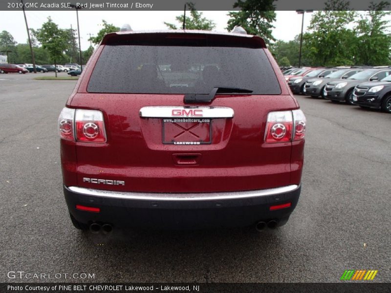 Red Jewel Tintcoat / Ebony 2010 GMC Acadia SLE
