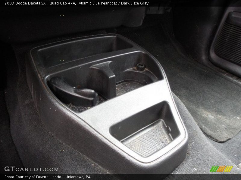 Atlantic Blue Pearlcoat / Dark Slate Gray 2003 Dodge Dakota SXT Quad Cab 4x4