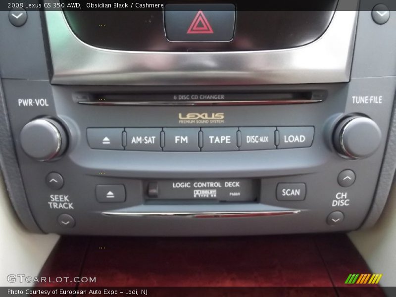 Obsidian Black / Cashmere 2008 Lexus GS 350 AWD