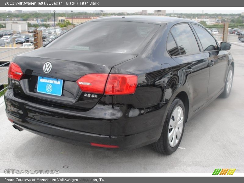 Black / Titan Black 2011 Volkswagen Jetta SE Sedan