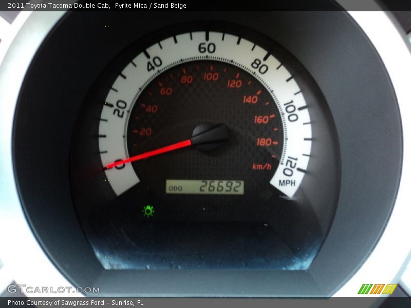 Pyrite Mica / Sand Beige 2011 Toyota Tacoma Double Cab