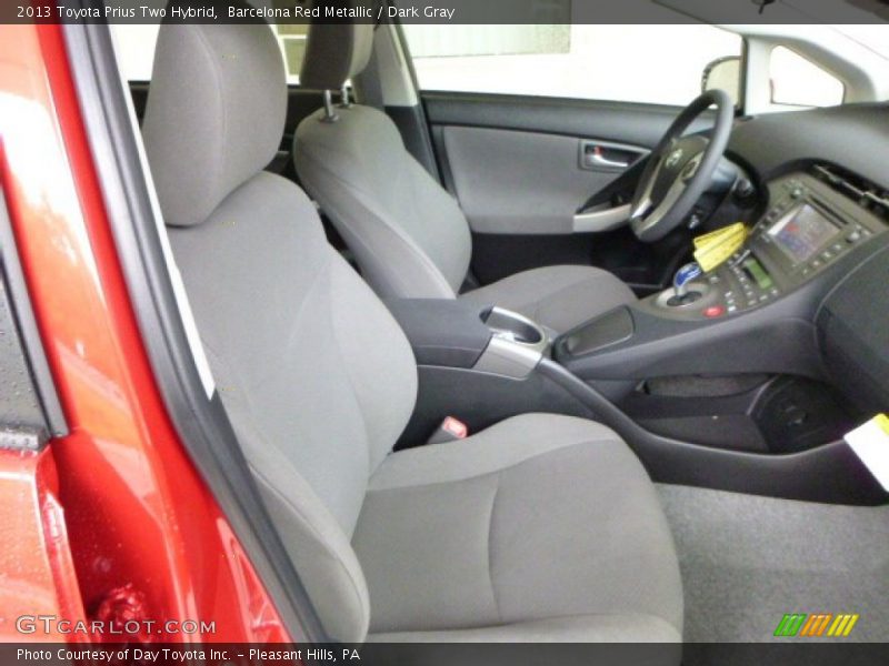 Barcelona Red Metallic / Dark Gray 2013 Toyota Prius Two Hybrid