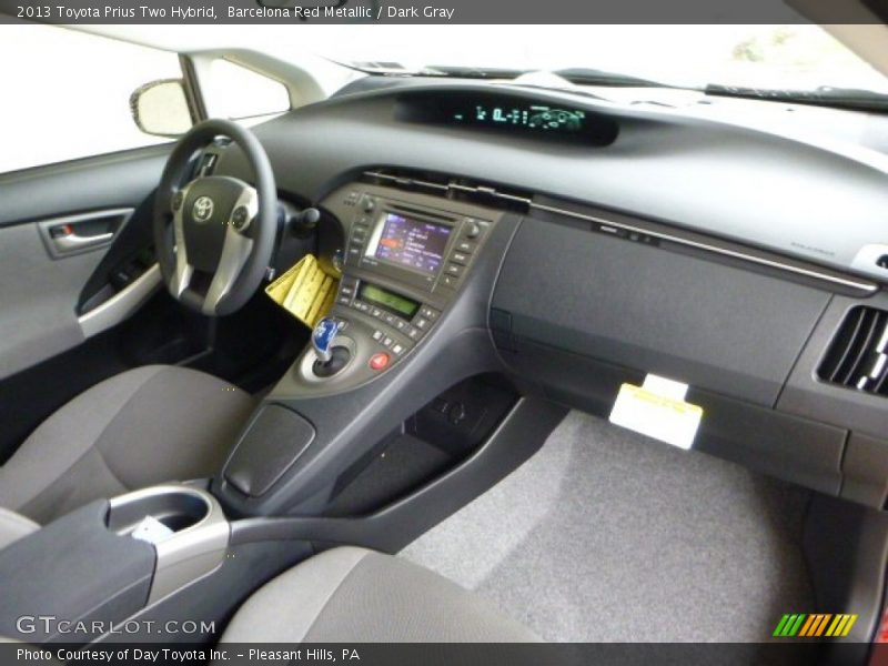 Barcelona Red Metallic / Dark Gray 2013 Toyota Prius Two Hybrid