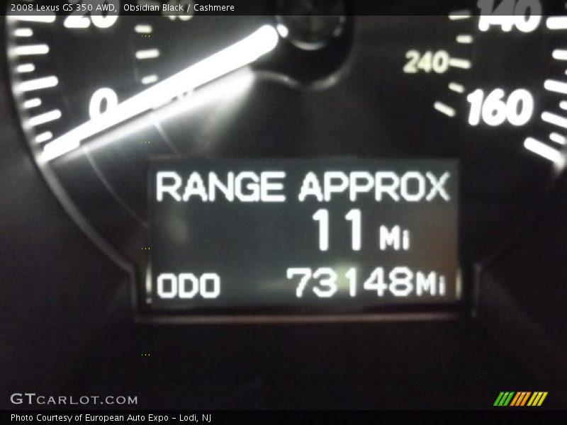 Obsidian Black / Cashmere 2008 Lexus GS 350 AWD