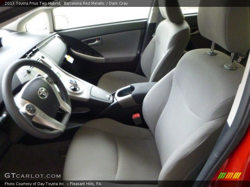 Barcelona Red Metallic / Dark Gray 2013 Toyota Prius Two Hybrid