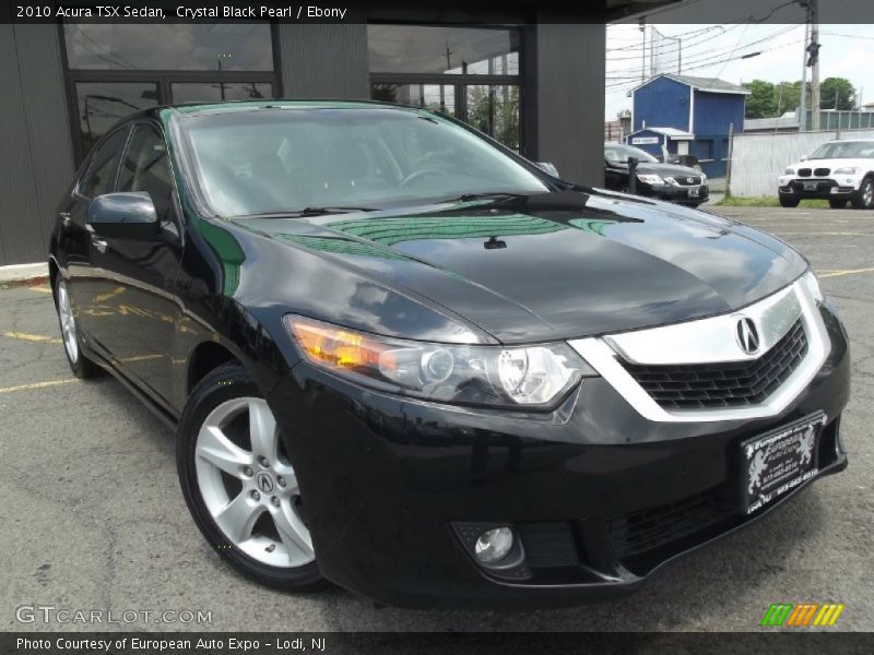 Crystal Black Pearl / Ebony 2010 Acura TSX Sedan